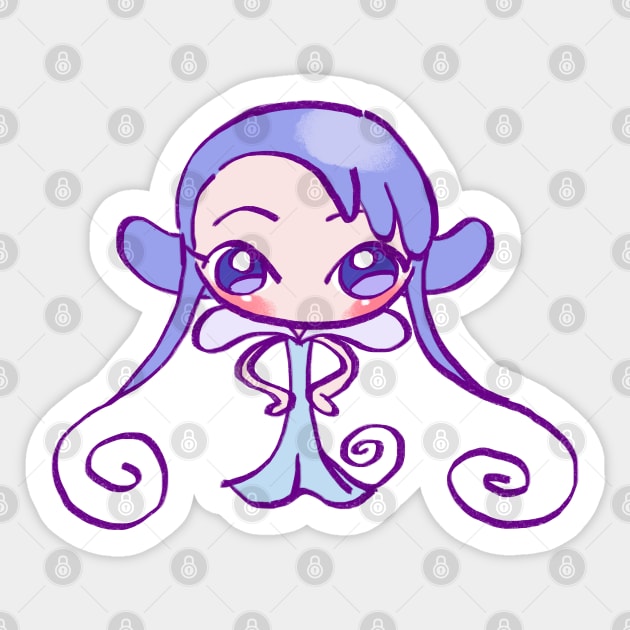 kawaii blue baby fairy mimi or fifi / ojamajo magical doremi anime Sticker by mudwizard